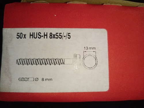 Anclaje Hilti Hus-h 50 Piezas (Usado)
