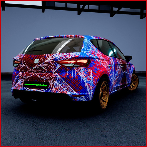 5 Metros Vinil Wrap Forrado Automotriz Spiderman Body Kit