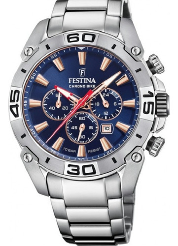 Reloj Festina Chrono Bike 2021 De Acero F20543/4