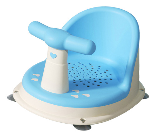 Silla De Bañera Infantil Azul Para Bebés, Ajustable Y Ergonó