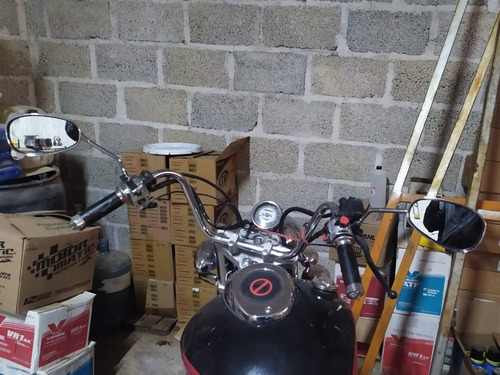 Imagen 7 de 8 de Espejos Ovalado Chopper Cromado Universal Moto