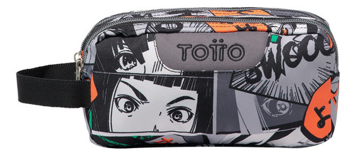 Multiuso Unisex Blanco Totto Escuadra Totto Color Gris Estampado