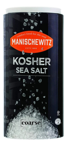 Manischewitz Kosher Sea Salt Coarse 16 Oz