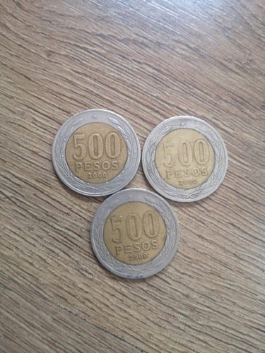 Moneda De 500 Pesos Año 2000
