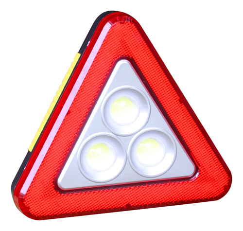 Señal De Advertencia Con Reflector De Marco Triangular Para