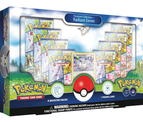 Pokemon Go Radiant Eevee Pin/playmat Box (max) (ingles)