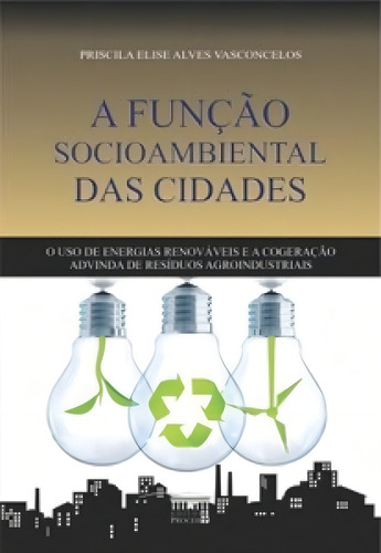 A Função Socioambiental Das Cidades, De Vasconcelos Alves. Editora Editora Processo, Capa Mole Em Português