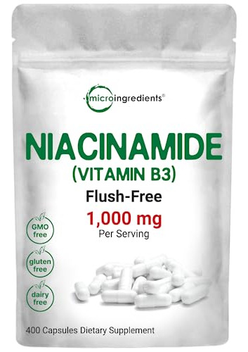 Micro Ingredientes Niacinamide Vitamina B3 1000mg Por Wzd9b