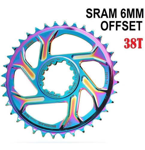 Plato Coronilla Sram Tornasol 34t Snail Gxp-6mm Offset