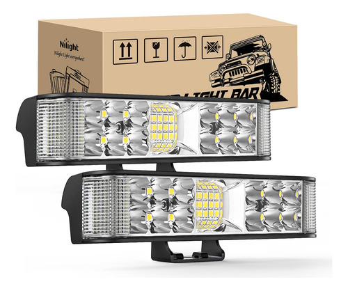 Nilight - Combo De 2 Capsulas/barras De Luz De Trabajo Led D