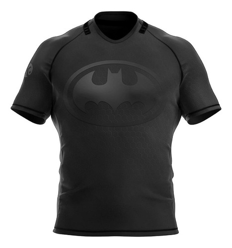 Batman Black Niños - Camiseta Rugby Kapho (4ac)