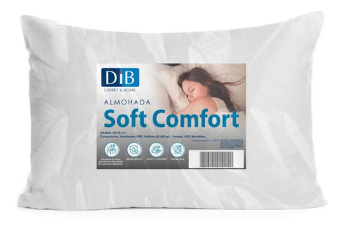 Almohada Dib Soft Comfort 50x70 Color Blanco