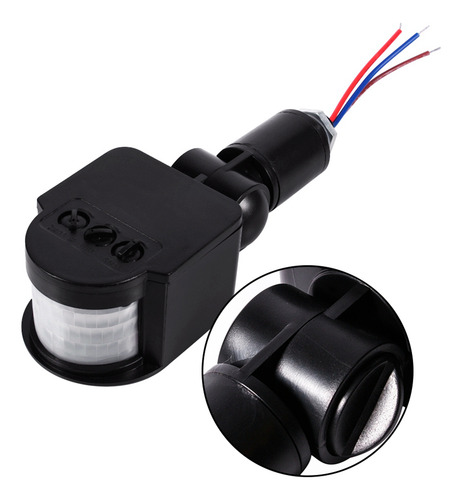 Interruptor Detector De Sensor De Movimiento Led De 90-250v