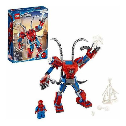 Lego Marvel Spider-man: Spider-man Mech 76146  Juguete De Co