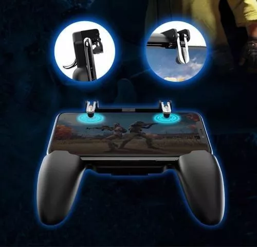 Game Pad W11 Controle com Gatilho L1r1 Analógico Para Celular Jogo