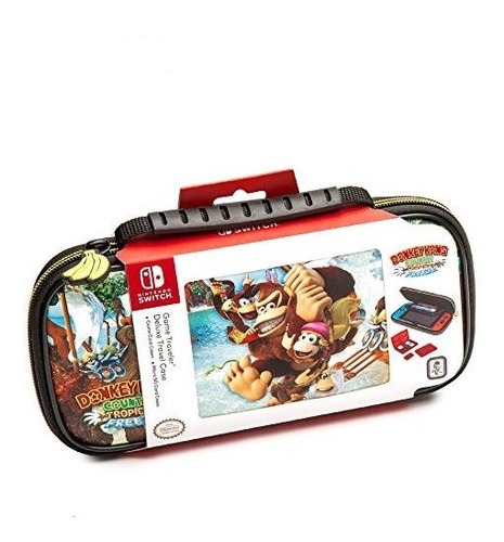 Funda Deluxe Donkey Kong Travel Diseñada Para Proteger Switc