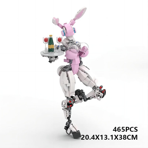 Bunny - Angel Bunny Mecha Girl Robot Blocks Toy