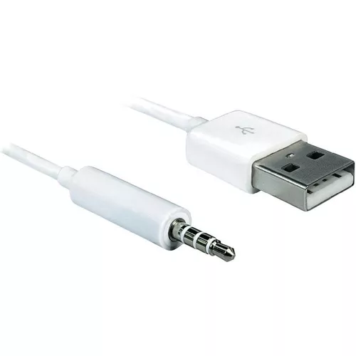 Cable Mini usb a jack 3,5 audio / Mini USB a 3.5mm Audio Cable - blanco 