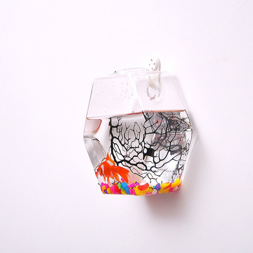 . Pacote Com 4 Vasos De Vidro Para Parede