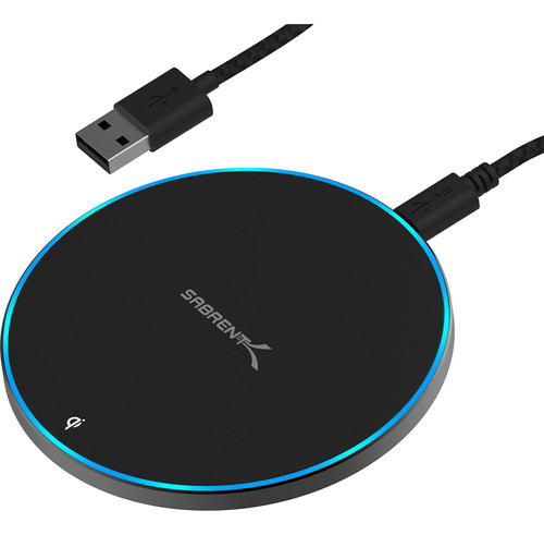 Sabrent 10w Qi Wireless Fast Charger