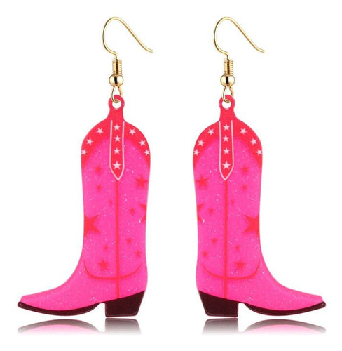 Aretes Vaqueros Para Mujeres Botas Cowbo