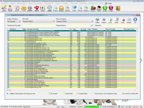 Software Clinica Veterinária Vacina Financeiro 3.0 Fpqsystem