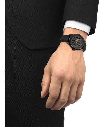 Reloj Tissot Chemin Des Tourelles Skeleton Negro