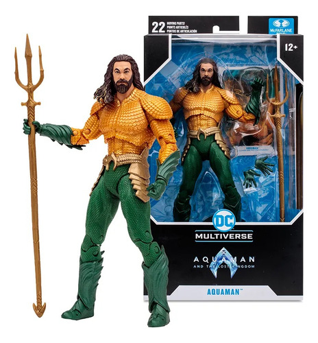 Boneco Dc Multiverse Aquaman 2 Aquaman 20cm Mcfarlane Toys