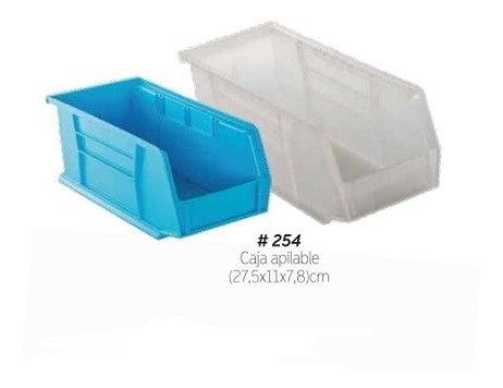 Caja Apilable Organizadora Plast 27.5x14cm 254 Im. Xavi