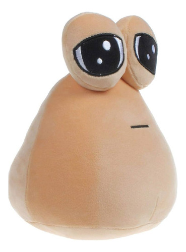 Peluche Tik Tok Pou Triste Ojos Bordados Suave Pou Sad Meme