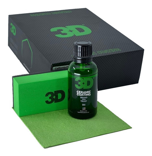 Imagen 1 de 5 de Tratamiento Cerámico Para Pintura 3d Coating 9h Kit 30ml