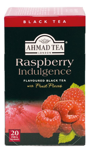 Ahmad Tea Té Negro, Sabor A Frambuesa, 20 Unidades (paquet.