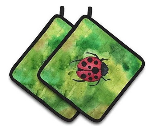 Caroline Tesoros Del Irlandes Lady Bug Par De Soportes De B