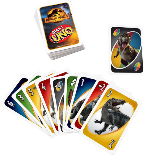 Juego Cartas Uno Gigante De Mattel Games Familia Y Amigos