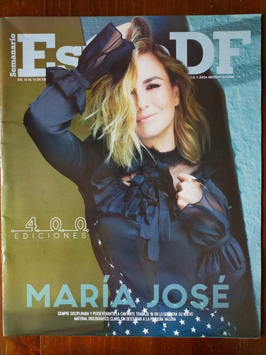 María José En Revista Semanario Estilo Df Año-2018