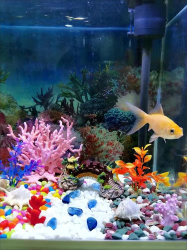 Adorno De Planta De Coral Artificial Para Acuario, Pecera Su