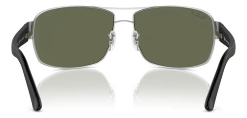 Óculos Solar Ray-ban Rb3503l 019/9a 66 Prata Rb Polarizado