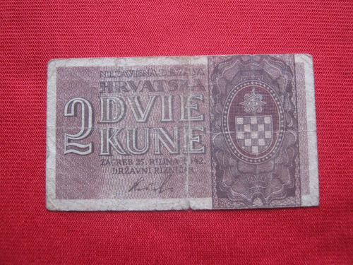 Croacia 2 Kuna 1941