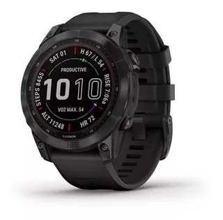 Cor da caixa do relógio Garmin Fenix 7 Solar Sapphire: preta