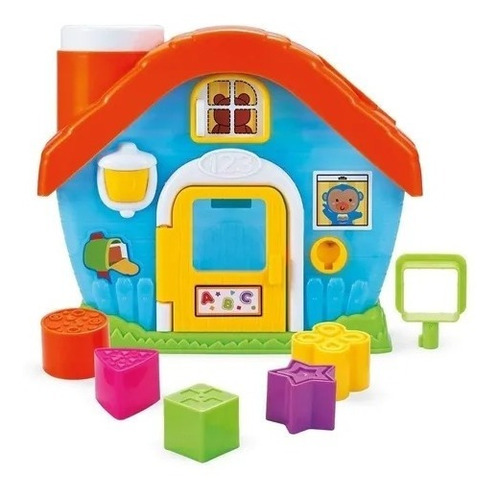 Juego Encastre  Mi Primer Casita  - Ok Baby - Art 0165