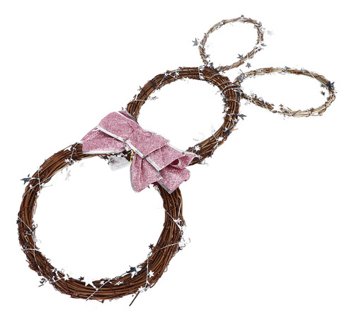 Corona De Pascua De 60 Cm Y 23,6 Pulgadas De Altura