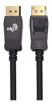 Comprar Cabo DisplayPort ELG DP1420 Premium Para Alta Performance, Suporta 8K, UHDTV, Versão 1.4V, 240Hz, Ultra High Speed 32,4Gbps, 2 Metros, Preto