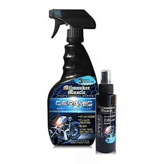 Spray De Cera Cerámica Motocicletas, 22 Fl Oz Y Cera D...