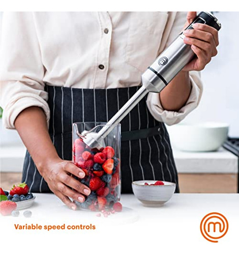 Licuadora De Inmersión Masterchef De Mano Con Batidor Eléctr
