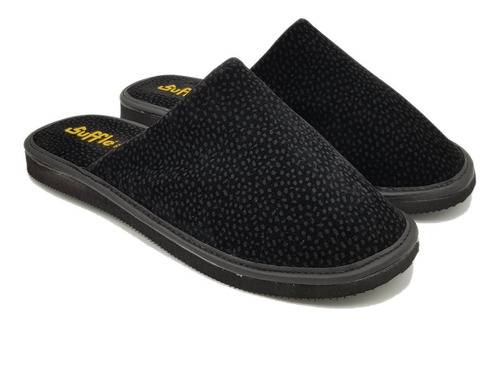 Chinelas Pantuflas Hombre Suffle 124 Hombre Carpincho Negro