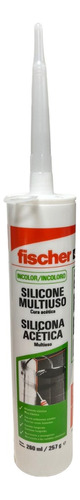 Sellador De Silicona Acetica Fischer 280ml Transparente