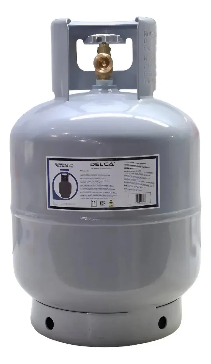 Cilindro / Tanque De Gas Lp De 9 Kgs Portátil Válvula Tradicional Mexicana