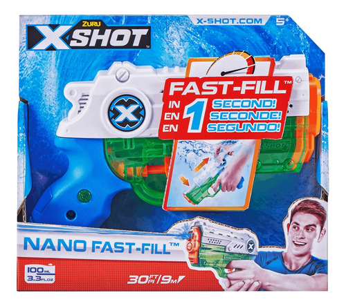 Pistola De Agua X-shot Water Warfare Nano Fast Fill Ub