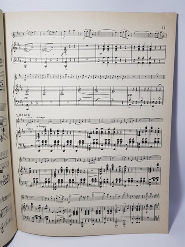 Antiguas Partituras Viennese Waltzwes Violín Piano Mag 56588