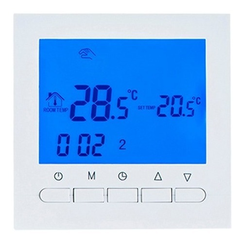 Termostato Ambiente Digital Frio-calor 5ºc A 35ºc A Pila